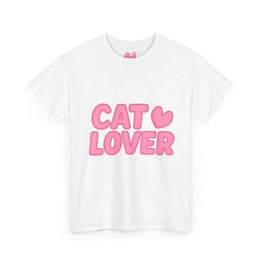 T-Shirt Cat Lover — Bubble-gum
